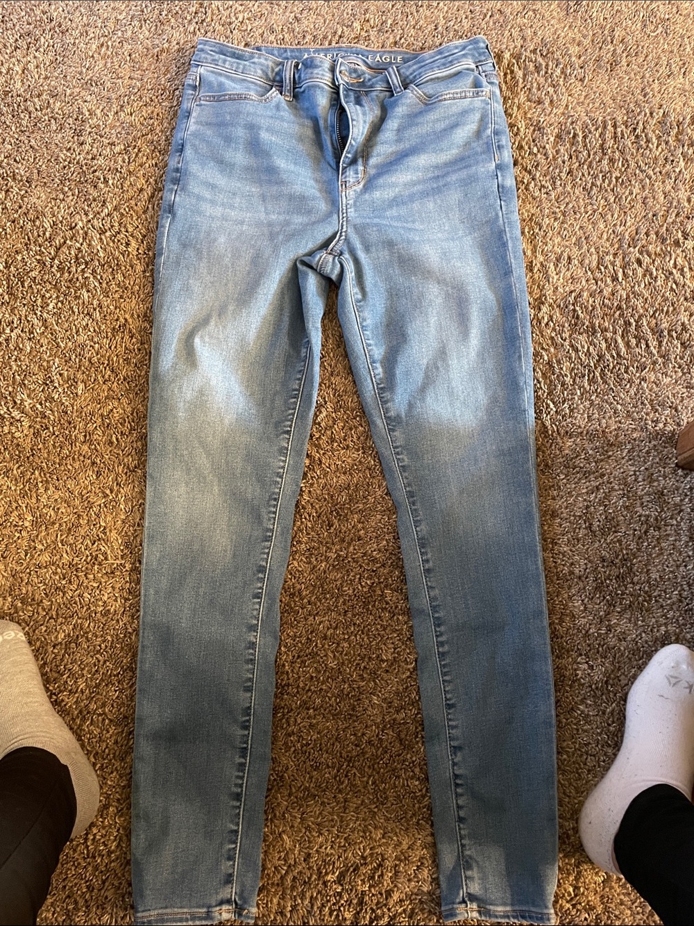 American Eagle Outfitters Light Wash Skinny Jeans for woman